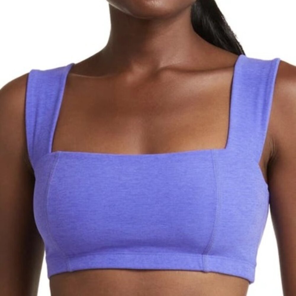 Beyond yoga Spacedye Squared Bra new with tags ultra violet/purple